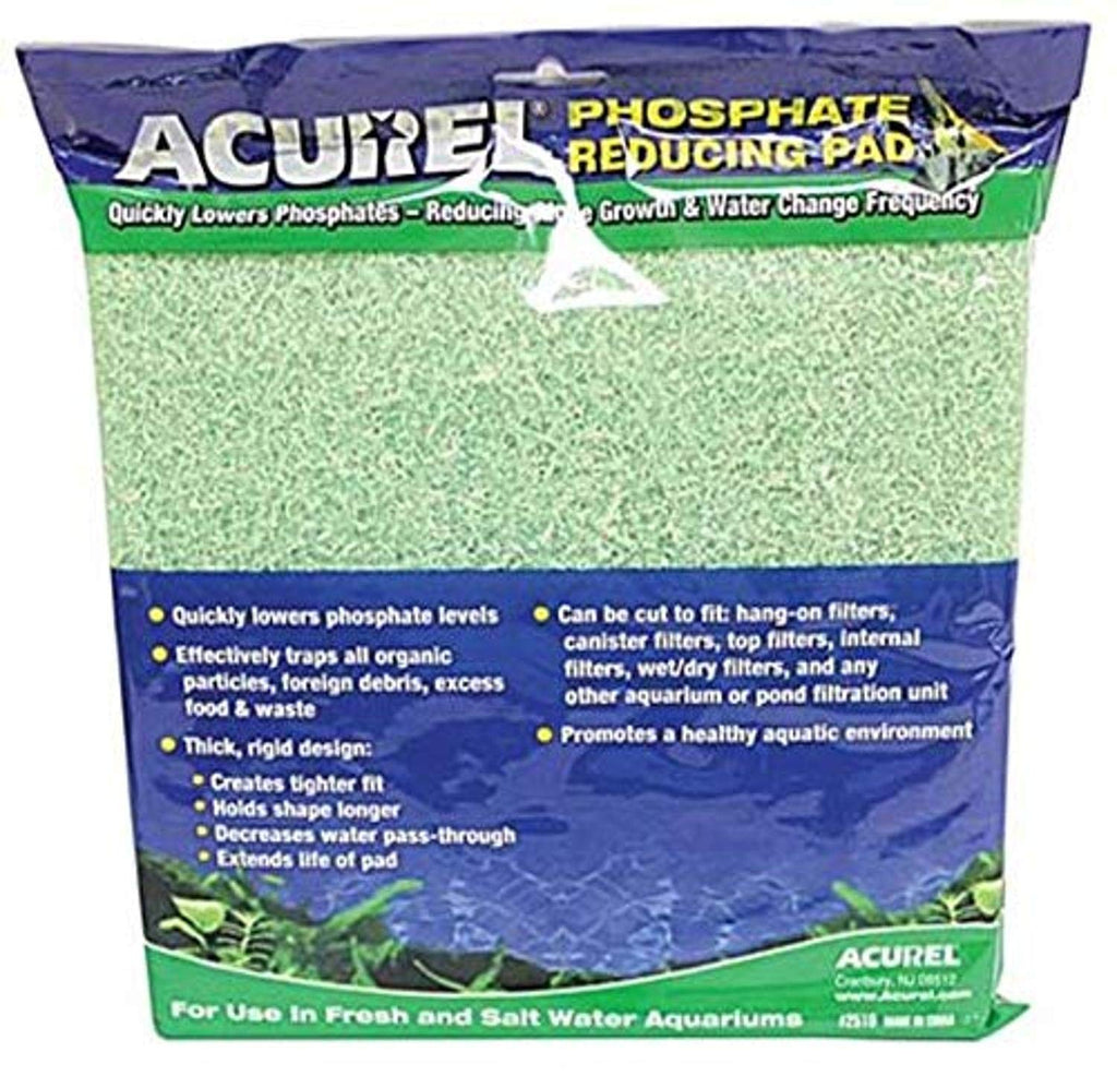 [Australia] - Acurel Infused Media Pads for Aquariums and Ponds, 10-Inch by 18-Inch Phosphate Reducing 