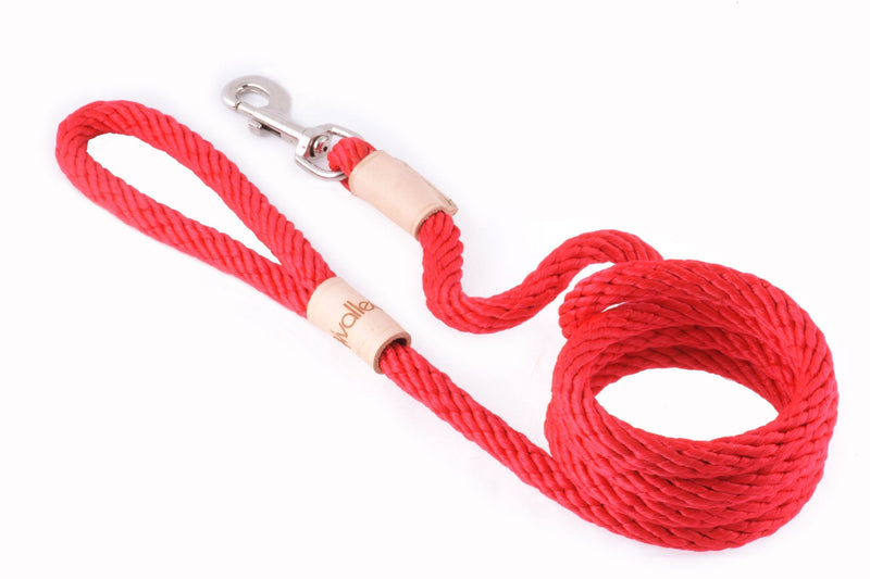 [Australia] - Alvalley Sport Snap Lead for Dogs 13mm X 6ft Red 