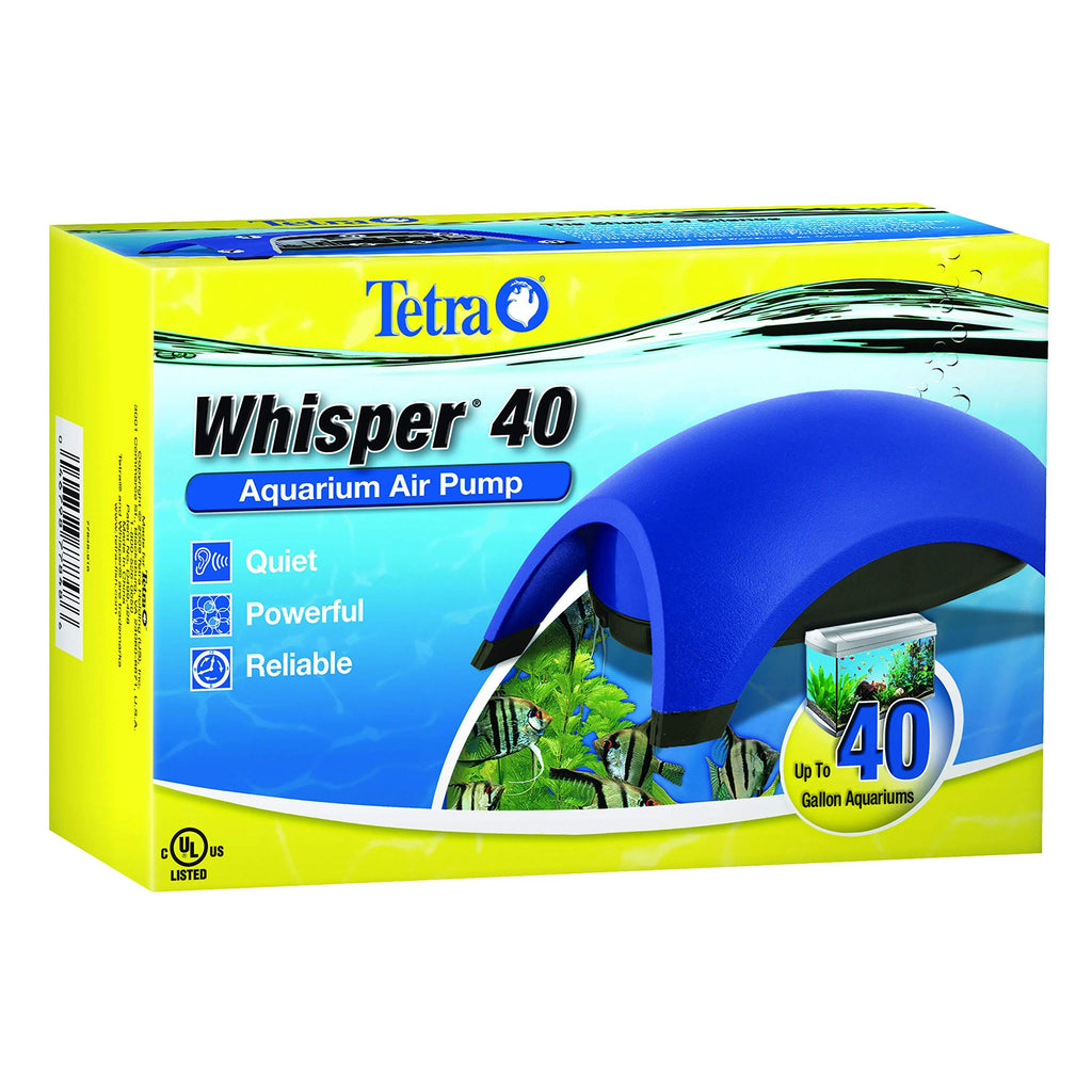 [Australia] - Tetra Whisper Air Pump with Minimal Noise and Maximum Air Flow 20 to 40-Gallons 