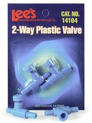 [Australia] - Lee's Pet Products ALE141042 2-Way Card Plastic Valve for Aquarium Pumps 