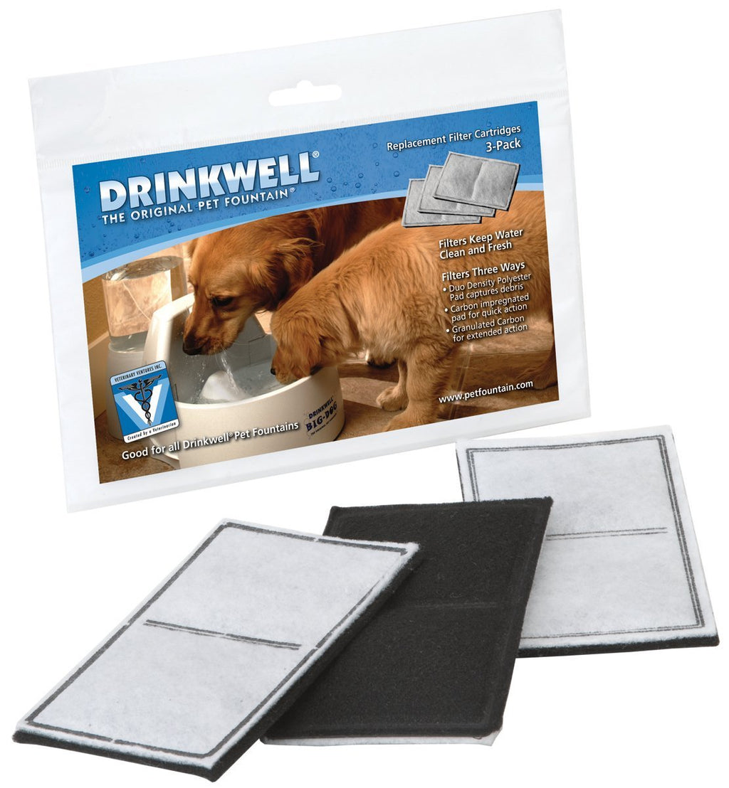 [Australia] - PetSafe Drinkwell Carbon Replacement Filter, Dog and Cat Water Fountain Filters, 3 Pack 