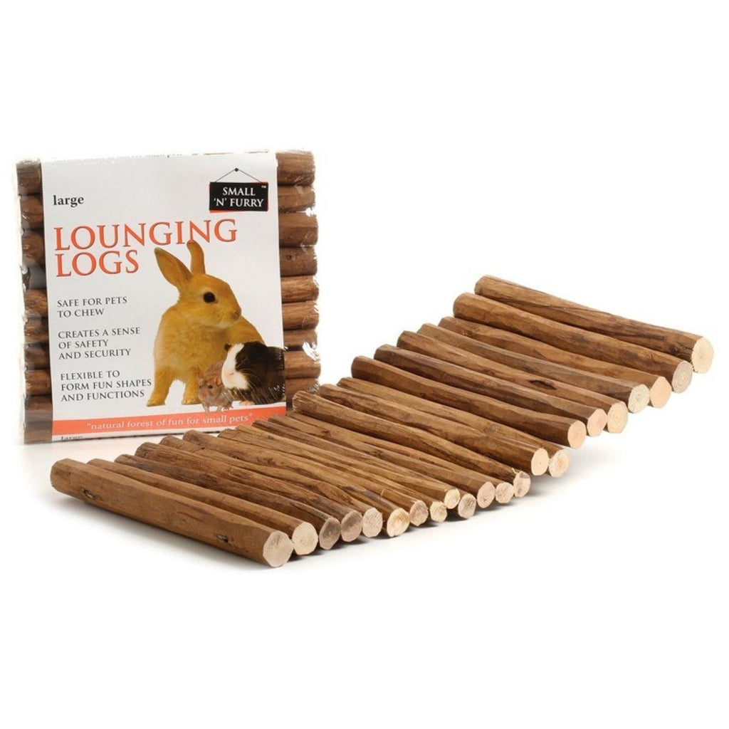 Small 'N' Furry Lounging Logs for Small Pets Medium - PawsPlanet Australia