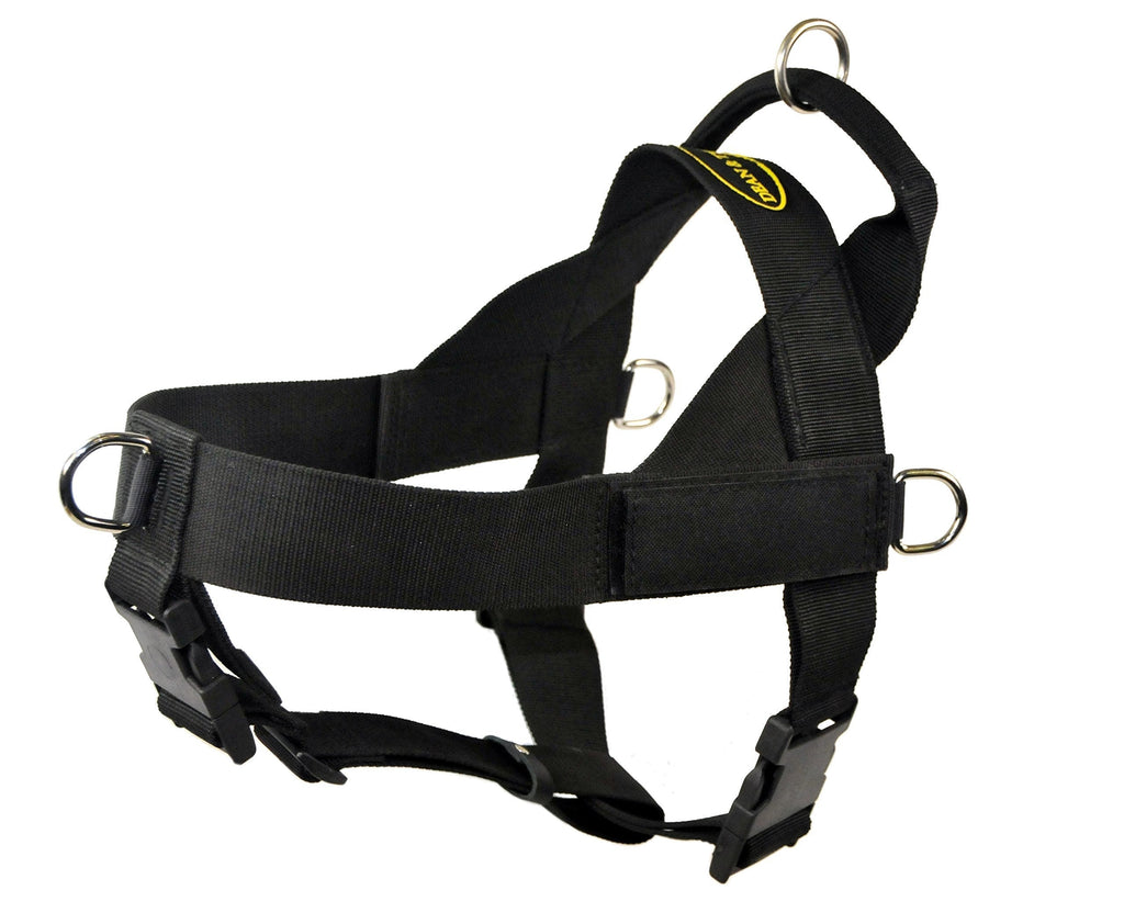 [Australia] - Dean & Tyler DT Universal No Pull Dog Harness with Adjustable Straps, Black Large 