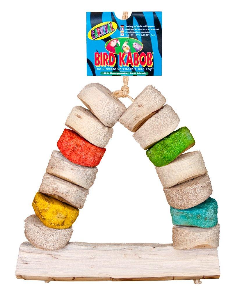 [Australia] - Bird Kabob 8-1/2-Inch Carnival Chewable Perch 