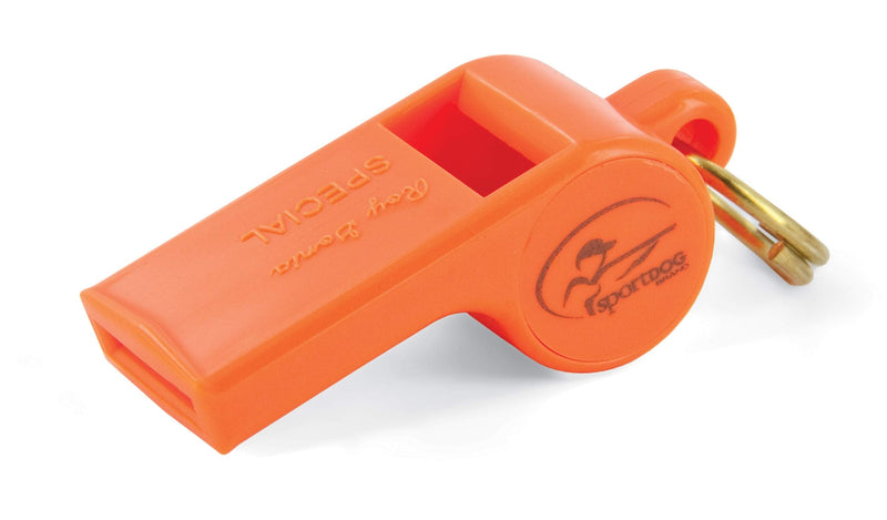 SportDOG Brand Roy Gonia Special Whistle Without Pea - Hunting Dog Training Whistle with Easy-to-Blow Design - Orange - PawsPlanet Australia
