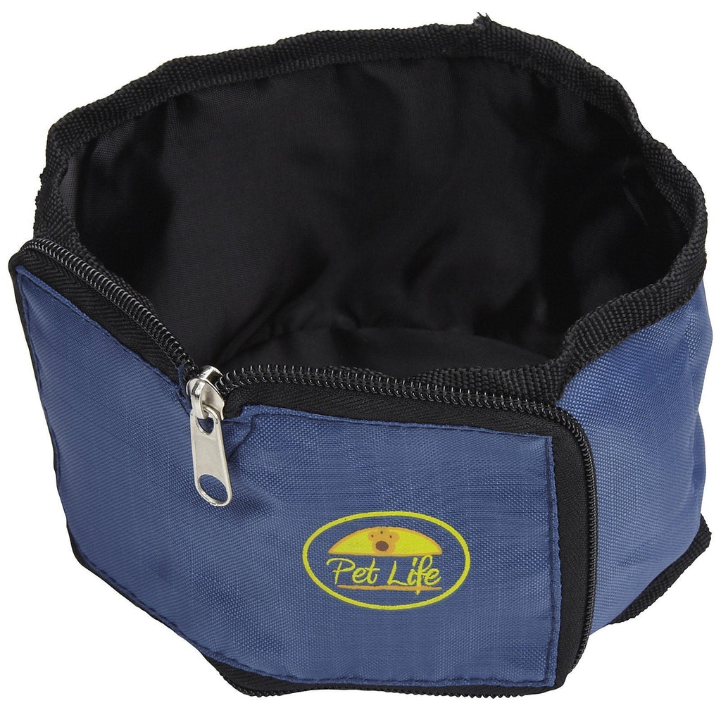 [Australia] - Single Wallet-Sized Travel Pet Bowl Blue 