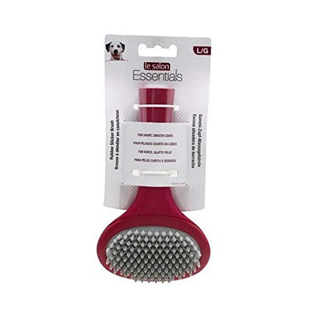 [Australia] - Le Salon Essentials Rubber Slicker Dog Brush, Large 