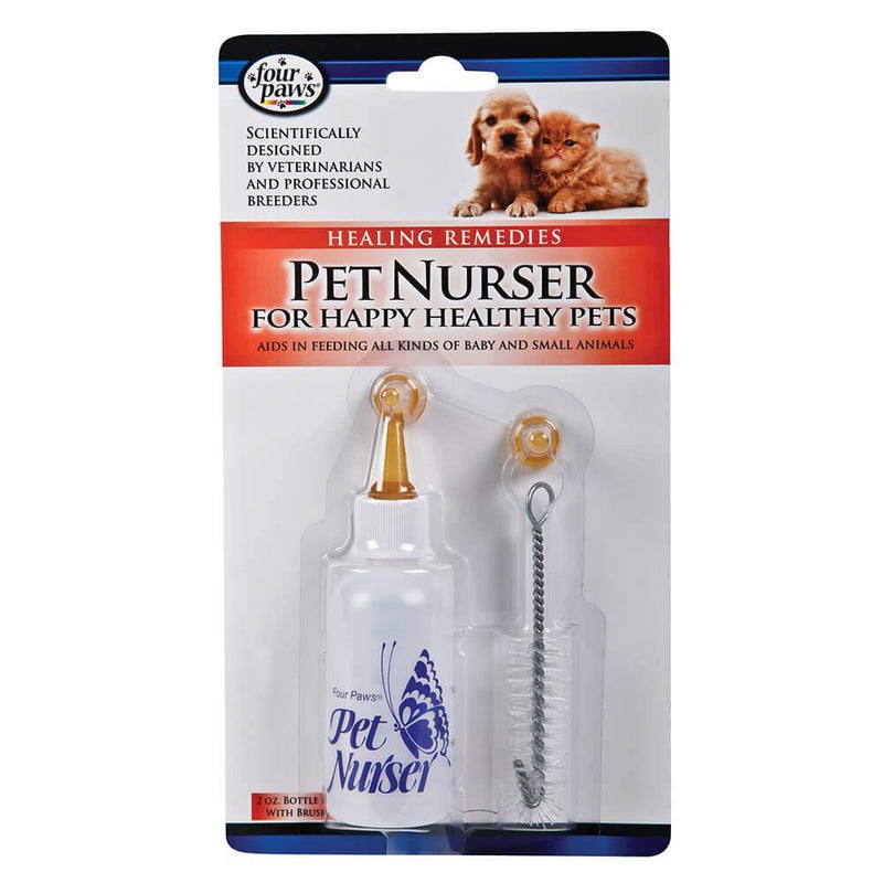 [Australia] - Four Paws Pet Nursing Bottle Kit Single Unit 2 oz. 