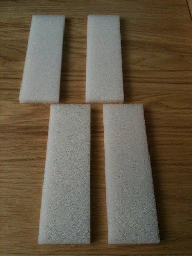 [Australia] - Finest-Filters 4 x Compatible Foam Filter Pads to fit Fluval U4 Range of Internal Filters 