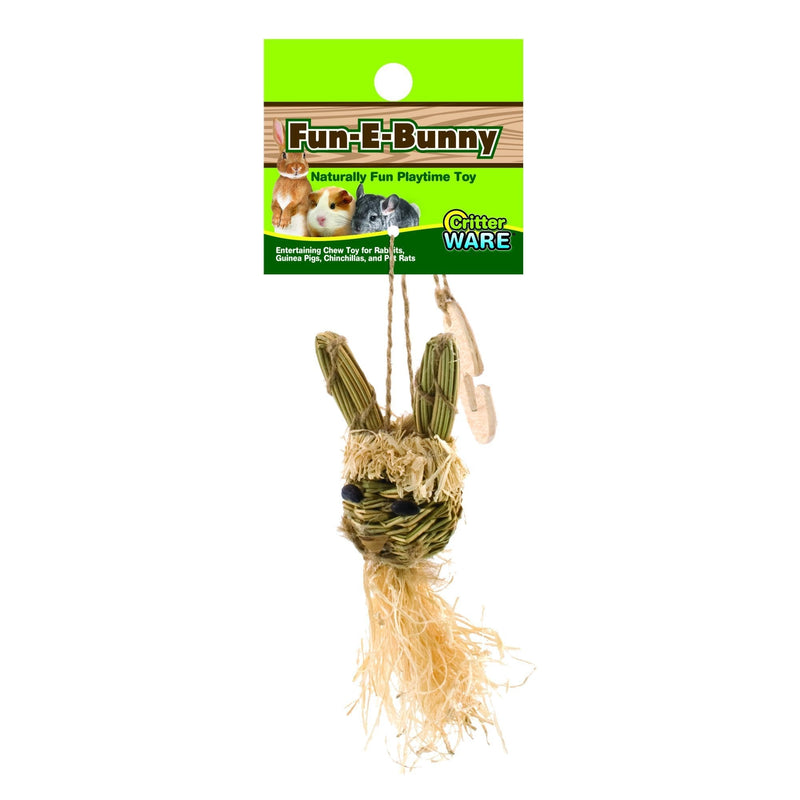 [Australia] - Ware Manufacturing Natural Fun-E-Bunny Small Pet Chew Toy Single Pack 