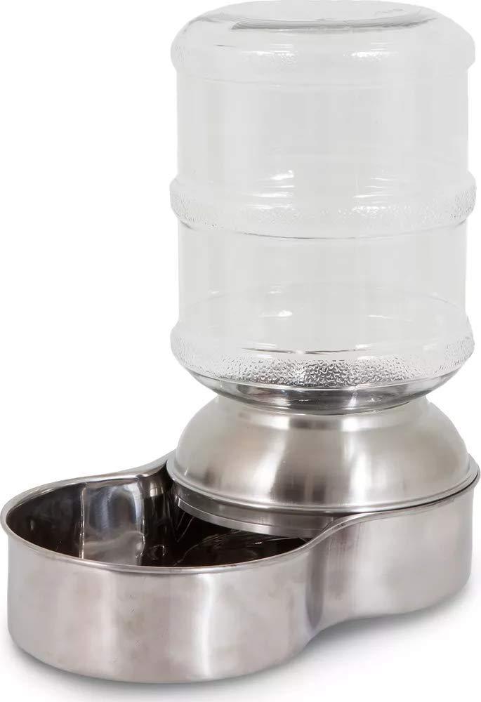 [Australia] - Petmate Stainless Steel Replendish Waterer, Small (24345S) 