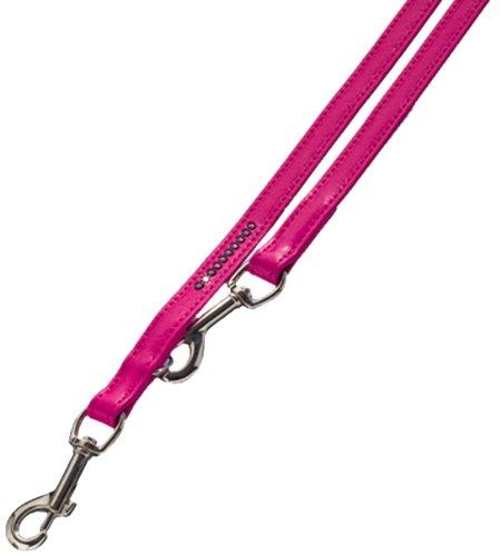 Nobby Crystal Training Lead, 16 mm / 200 cm, Fuchsia/ Black Fuchsia/Black 16 mm/200 cm - PawsPlanet Australia