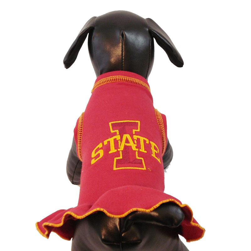[Australia] - NCAA Iowa State Cyclones Cheerleader Dog Dress Team Color Small 