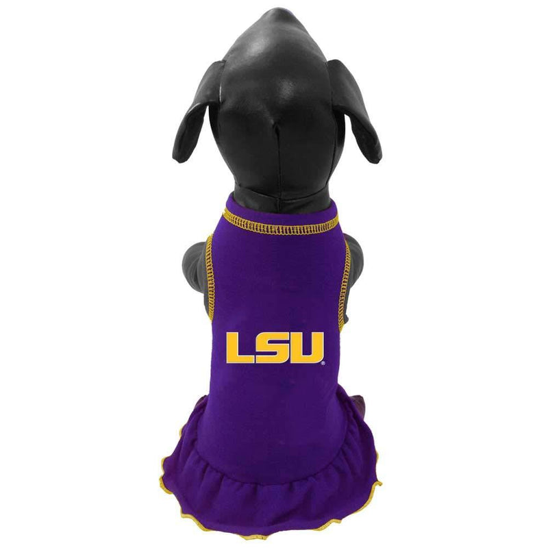 NCAA Louisiana State Tigers Cheerleader Dog Dress Team Color Small - PawsPlanet Australia