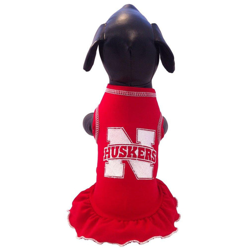 [Australia] - NCAA Nebraska Cornhuskers Cheerleader Dog Dress Red XX-Small 