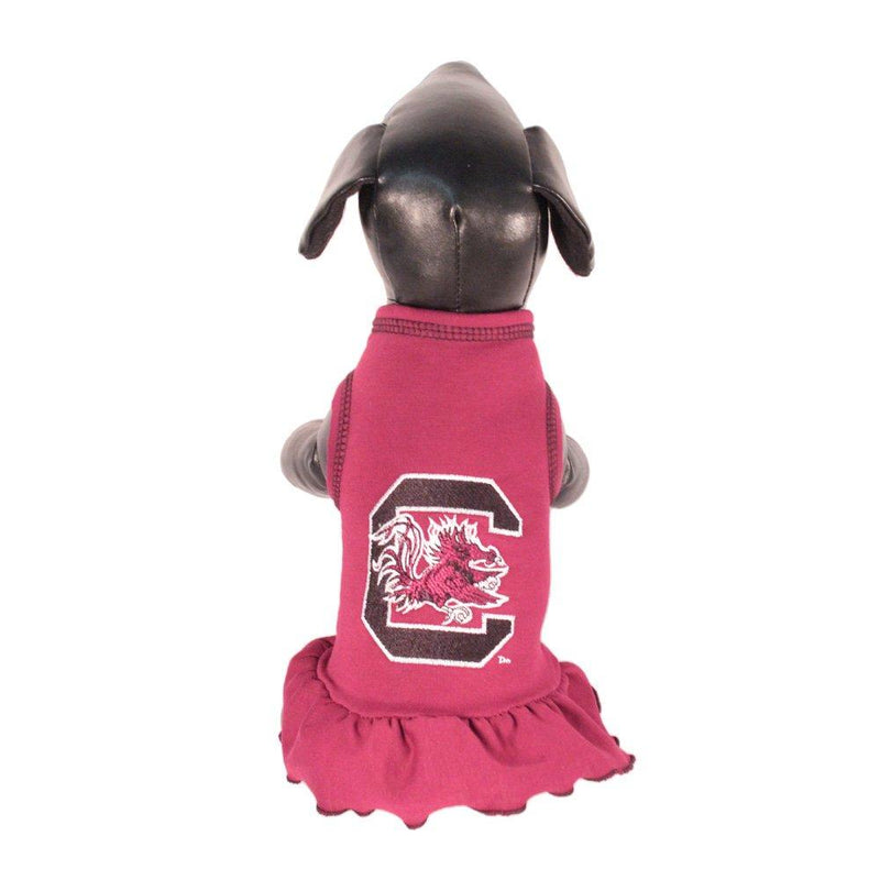 [Australia] - NCAA South Carolina Gamecocks Cheerleader Dog Dress Maroon X-Small 