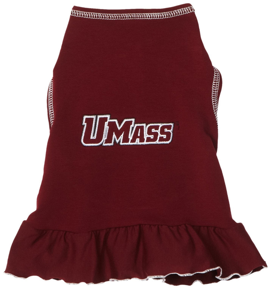 NCAA Massachusetts Minutemen Cheerleader Dog Dress (Team Color, Small) - PawsPlanet Australia