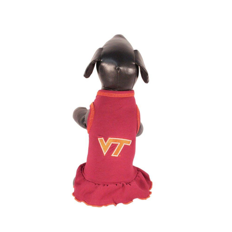 [Australia] - NCAA Virginia Tech Hokies Cheerleader Dog Dress (Team Color, X-Small) 