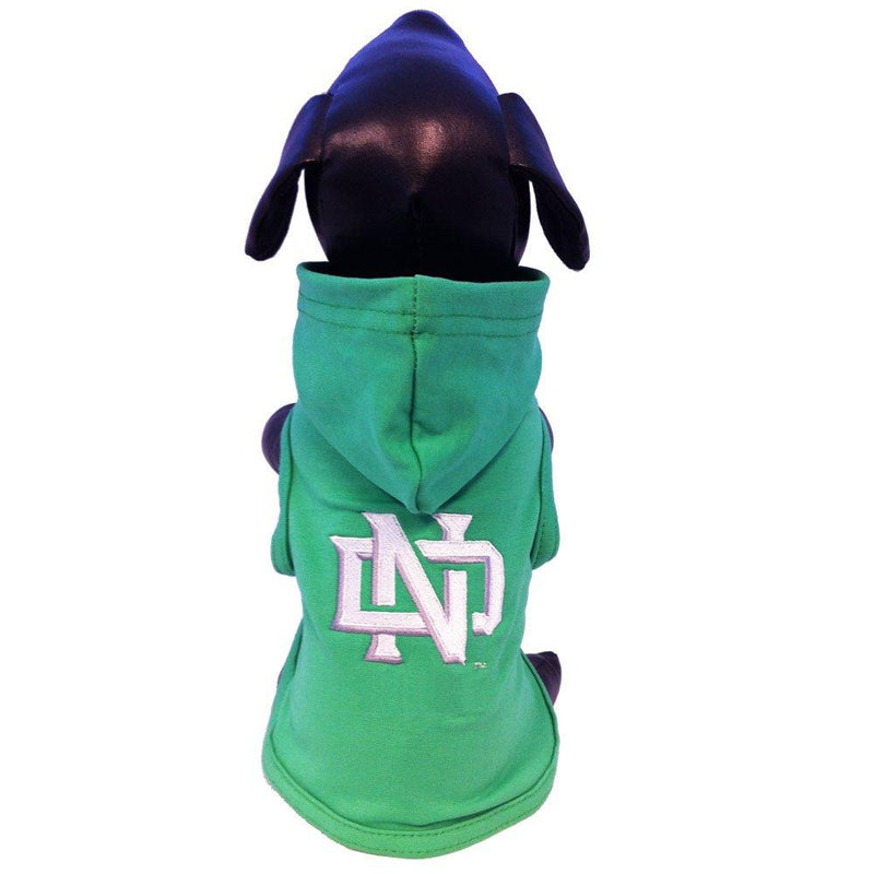 NCAA North Dakota Fighting Sioux Collegiate Cotton Lycra Hooded Dog Shirt Team Color Small - PawsPlanet Australia