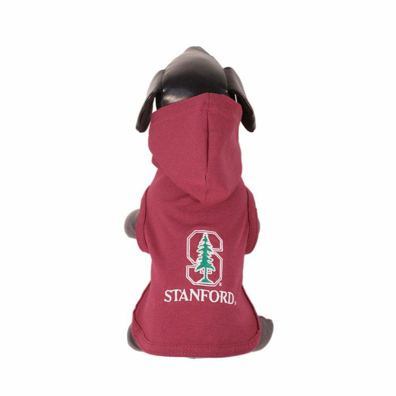 NCAA Stanford Cardinal Cotton Lycra Hooded Dog Shirt Medium - PawsPlanet Australia