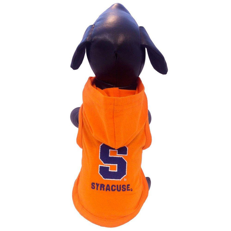 NCAA Syracuse Orange Cotton Lycra Hooded Dog Shirt XX-Large - PawsPlanet Australia