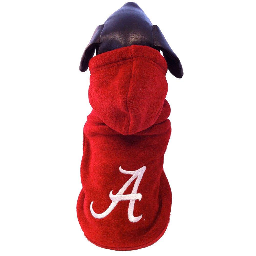 NCAA Alabama Crimson Tide Polar Fleece Hooded Dog Jacket X-Large - PawsPlanet Australia