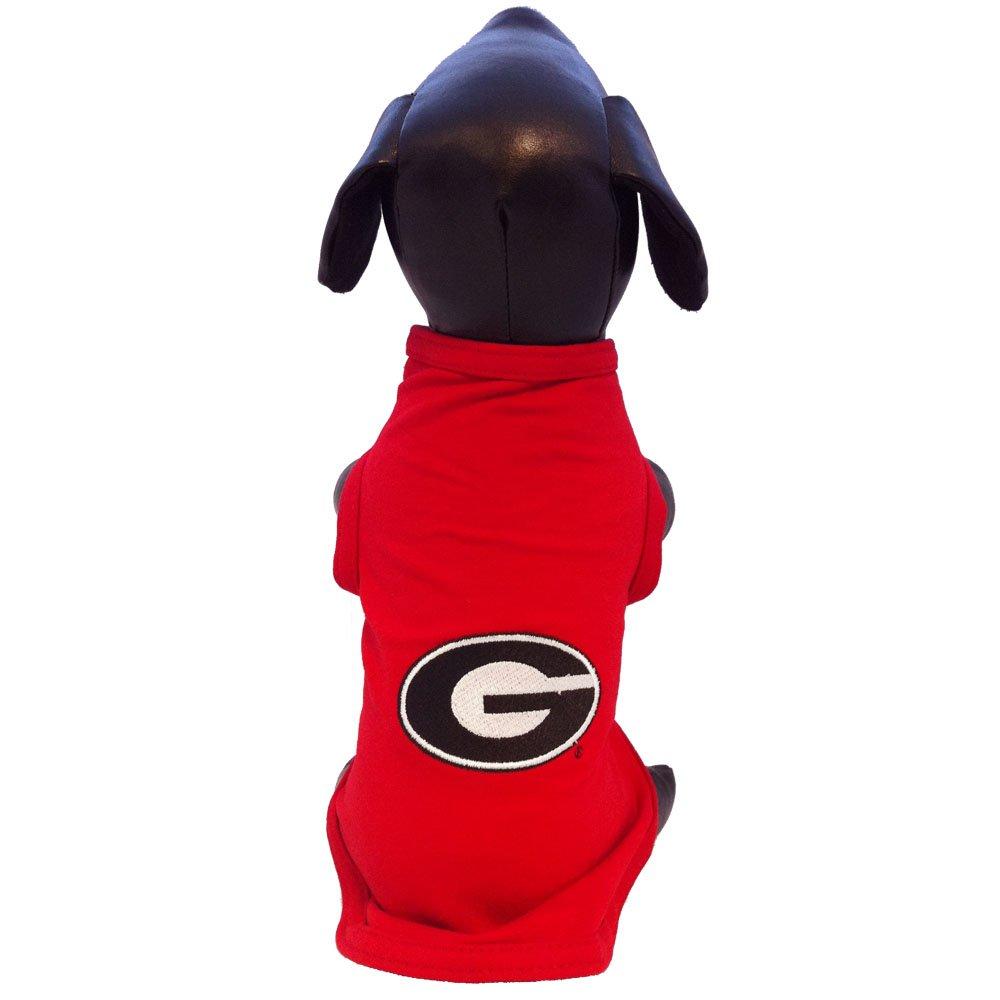 NCAA Georgia Bulldogs Cotton Lycra Dog Tank Top Small - PawsPlanet Australia