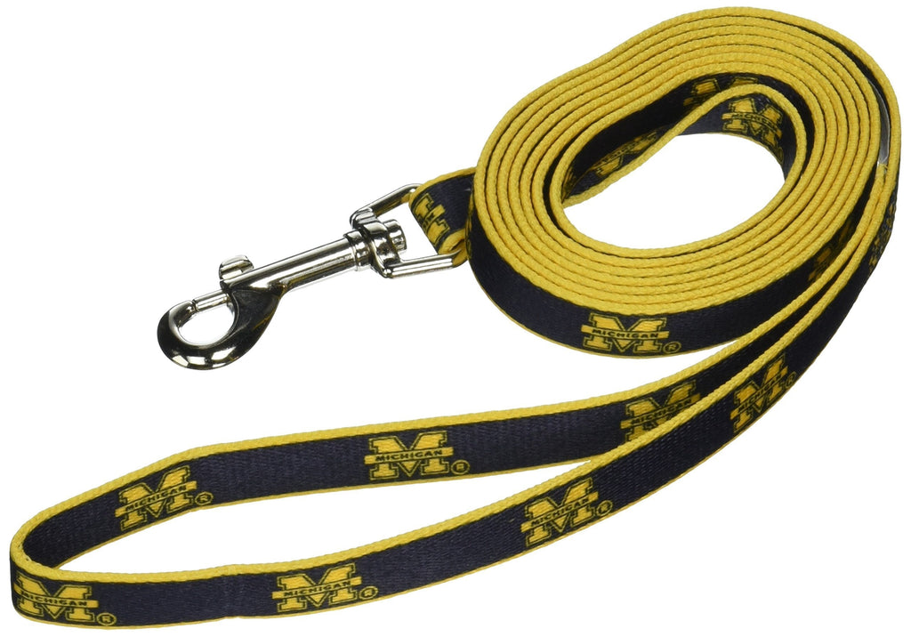 [Australia] - Sporty K9, Ltd. Michigan Wolverines Dog Leash Small 