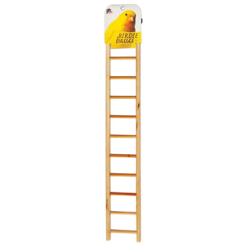 [Australia] - Prevue Pet Products BPV386 Birdie Basics 11-Step Wood Ladder for Bird, 17-Inch 