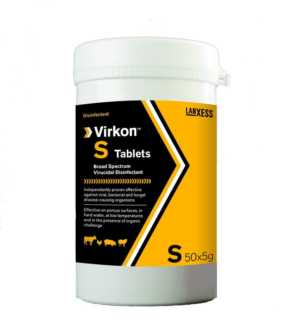 Virkon S Broad Spectrum Virucidal Disinfectant Tablets, Pack of 50 - PawsPlanet Australia