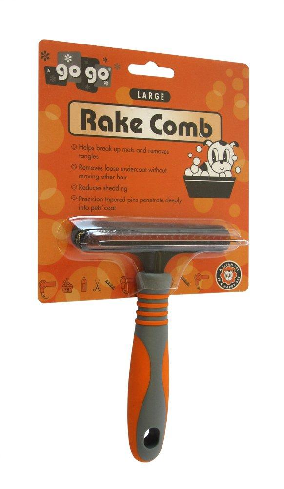 [Australia] - GoGo Pet Products Undercoat Rake Pet Grooming Comb Large 