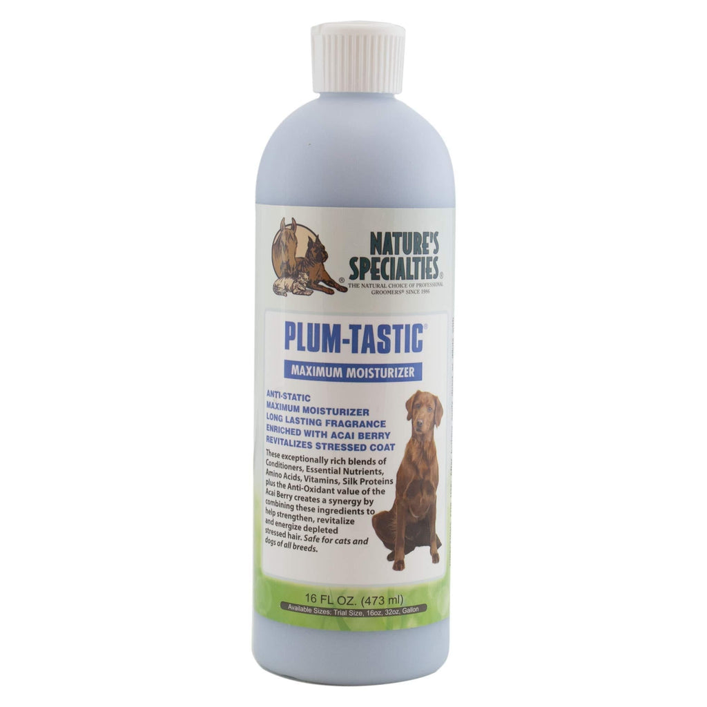 [Australia] - Nature's Specialties Plum-Tastic Maxiumum Moisurizer Conditioner for Dogs Cats, Non-Toxic Biodegradeable. 16 Ounce 