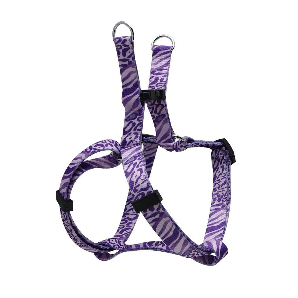 [Australia] - Dogit Style Adjustable Harness, Body 8 by 11-Inch, XX-Small, Jungle Fever, Purple 