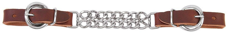 Weaver Leather Double Flat Link Chain Curb Strap - PawsPlanet Australia