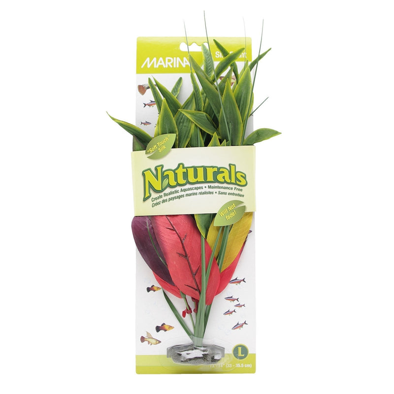 [Australia] - Marina Naturals Dracena Silk Plant, Large, Red/Yellow 