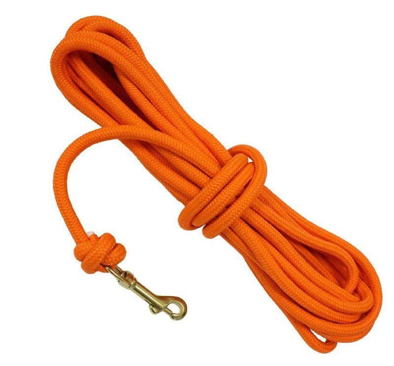 [Australia] - D.T. Systems 3/8-Inch Blaze Orange Check Cord for Pets, 30-Feet 