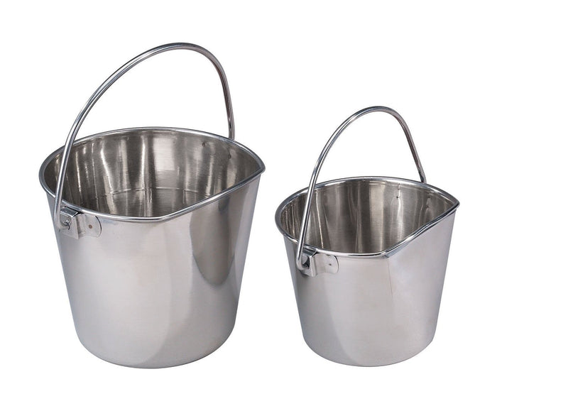 ProSelect Stainless Steel Flat Sided Pet Pail 1-Quart - PawsPlanet Australia