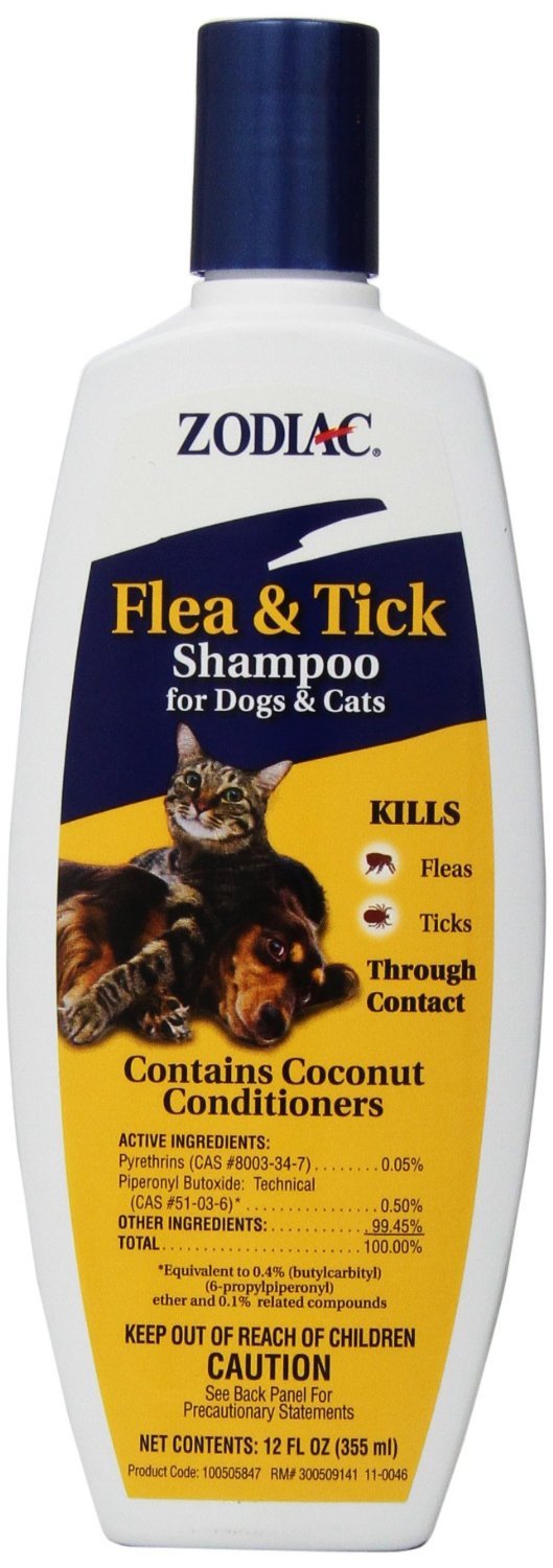 Zodiac Flea and Tick Shampoo for Dogs and Cats 12 oz. - PawsPlanet Australia