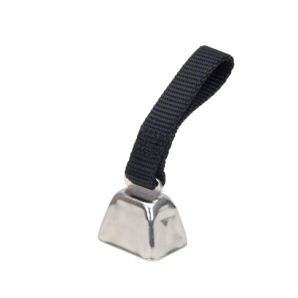 [Australia] - Coastal Pet Nickel-Plated Cow Bell with Black Nylon Strap for Tracking Dogs in the Field Small 