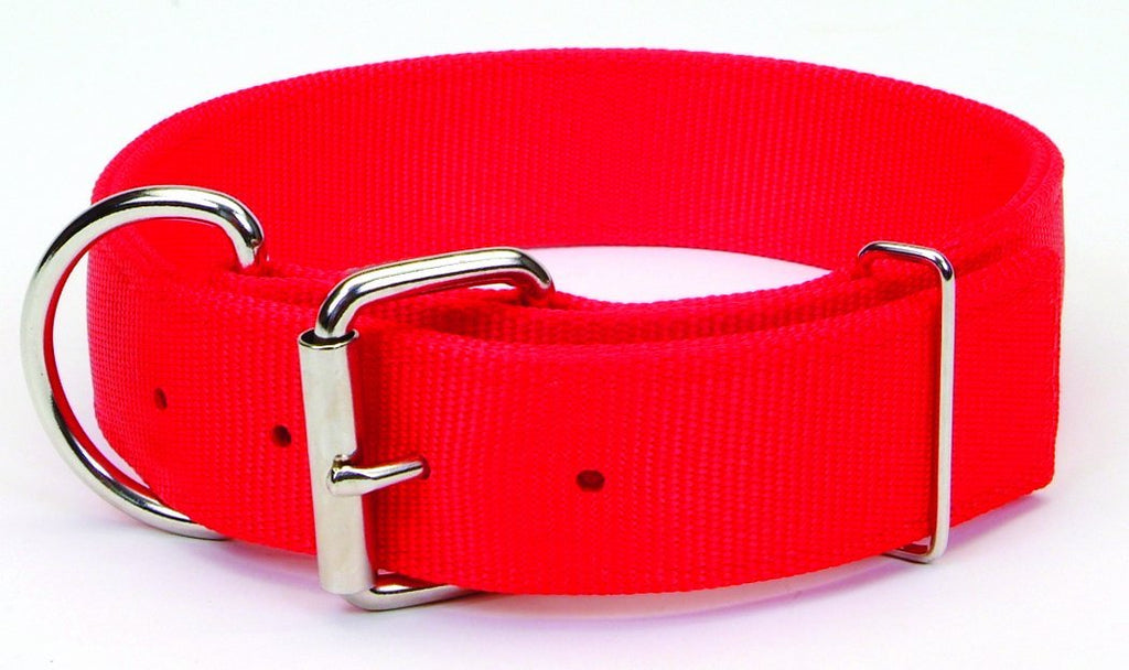 [Australia] - Coastal Pet Products Double Durable Ply Clear Pet Collar 1-3/4 by 24-Inch Red 