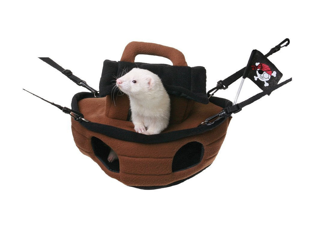 [Australia] - Marshall Pirate Ship Cage Accessory for Small Animals 