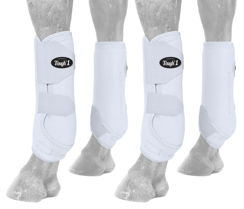 [Australia] - Tough 1 Extreme Vented Sport Boots Set Medium White 