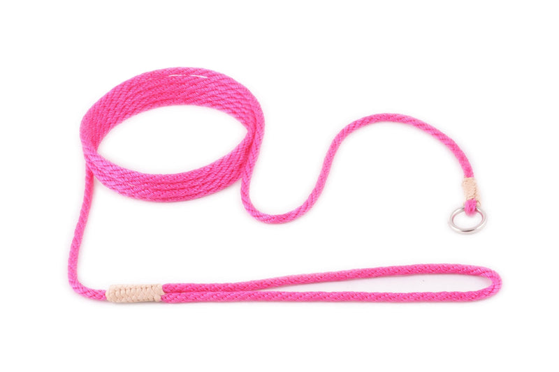 [Australia] - Alvalley Nylon Slip Lead for Dogs 4mm X 183cm or 1/8in X 6ft Hot Pink 