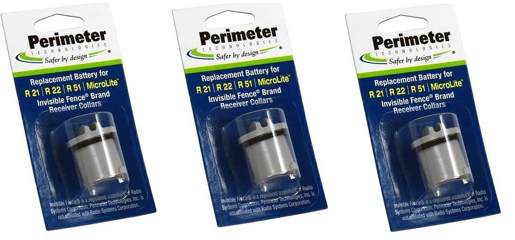 Perimeter Technologies Invisible Fence Compatible R21 and R51 Dog Collar Battery Gray - PawsPlanet Australia