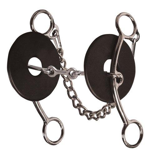 The Brittany Pozzi Collection by Professionals Choice Equine Three Piece Smooth Bit (6.5-Inch) - PawsPlanet Australia
