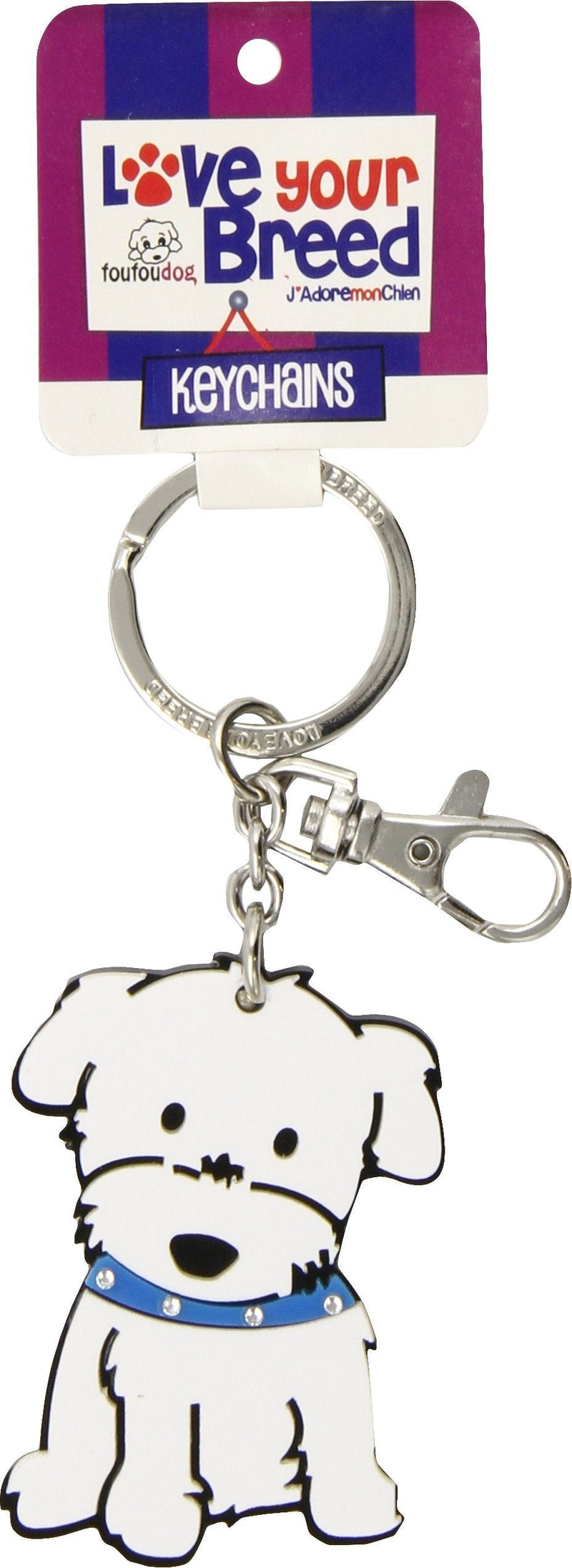 [Australia] - Love Your Breed Acrylic Keychain, Poodle Maltese 