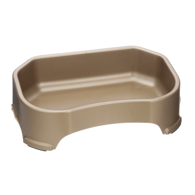 [Australia] - NEATER PET BRANDS Little Big Bowl, Big Bowl and Giant Bowl - Extra High Capacity Dog/Cat/Small Animal Water Bowls 1.25 Gallons Champagne 