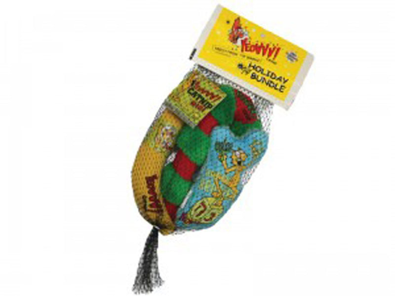 [Australia] - Yeowww Dreidel Krinkle Holiday Gift Bundle Catnip Toy 
