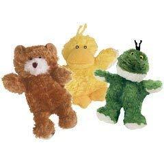 Kong Low Stuffing with Squeaker Dog Toy Size:XSmall Type:3 animals - PawsPlanet Australia