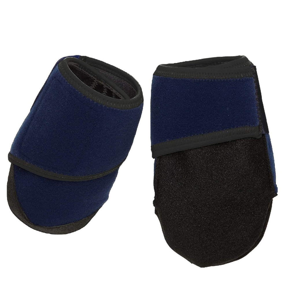 [Australia] - Healers Medical Dog Boots and Gauze Bandages, Box Set of 2 Boots with 2 Gauze Pads, Blue Small 